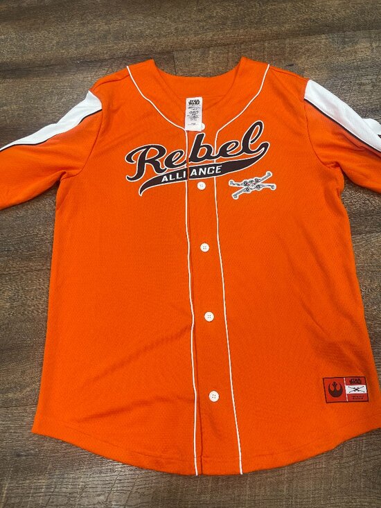Disney Other - Disney Parks Star Wars Rebel Alliance Baseball Jersey Rebels 77 NWT Medium
